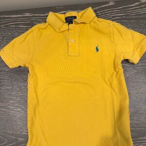 LIMITED EDITION POLO RALPH LAUREN SHORT SLEEVE MESH PONY BOYS POLO SHIRT SIZE 6
